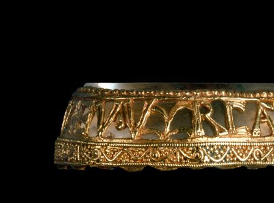The Alfred Jewel (detail) by Anglo Saxon